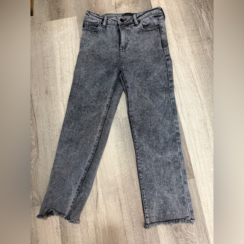 Kendall & Kylie Black Acid Wash Jeans